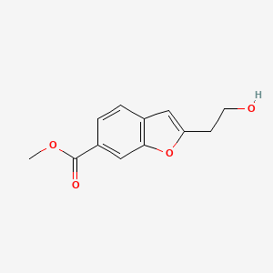 Methyl 2-(2-hydroxyethyl)benzofuran-6-carboxylate