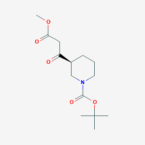 (S)-tert-Butyl 3-(3-methoxy-3-oxopropanoyl)piperidine-1-carboxylate