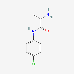molecular formula C9H11ClN2O B2544256 2-amino-N-(4-chlorophenyl)propanamide CAS No. 1132706-07-0