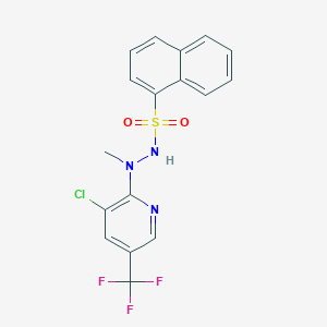 N'-[3-chloro-5-(trifluoromethyl)pyridin-2-yl]-N'-methylnaphthalene-1-sulfonohydrazide