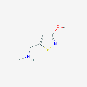[(3-Methoxy-1,2-thiazol-5-yl)methyl](methyl)amine