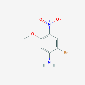molecular formula C7H7BrN2O3 B2544272 2-Bromo-5-methoxy-4-nitroaniline CAS No. 1934530-44-5