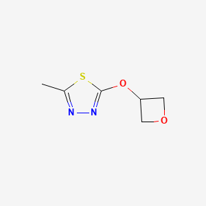 2-Methyl-5-(oxetan-3-yloxy)-1,3,4-thiadiazole