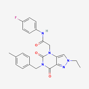 N-cyclopentyl-6-(4-ethoxyphenyl)-2-(4-propylpiperazin-1-yl)imidazo[2,1-b][1,3,4]thiadiazol-5-amine