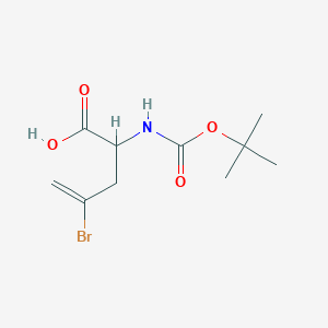 B2544285 Boc-l-2-amino-4-bromo-4-pentenoicacid CAS No. 138742-46-8; 149930-92-7; 151215-34-8