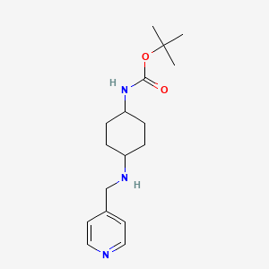 tert-Butyl (1R*,4R*)-4-[(pyridin-4-ylmethyl)amino]cyclohexylcarbamate