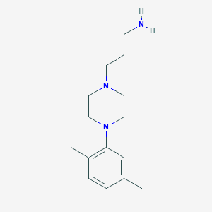 molecular formula C15H25N3 B2544304 {3-[4-(2,5-Dimethylphenyl)piperazin-1-yl]propyl}amine CAS No. 198287-09-1