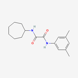 molecular formula C17H24N2O2 B2544342 N-cycloheptyl-N'-(3,5-dimethylphenyl)oxamide CAS No. 864837-48-9