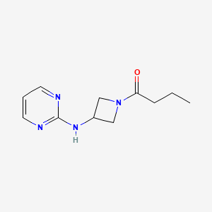 1-(3-(Pyrimidin-2-ylamino)azetidin-1-yl)butan-1-one