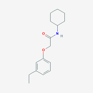 molecular formula C16H23NO2 B2544380 N-cyclohexyl-2-(3-ethylphenoxy)acetamide CAS No. 634161-58-3