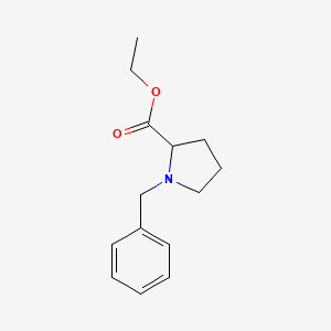 molecular formula C14H19NO2 B2544385 Ethyl 1-benzylpyrrolidine-2-carboxylate CAS No. 172478-10-3; 955-40-8