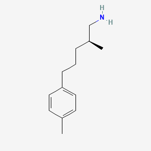 molecular formula C13H21N B2544413 (2S)-2-Methyl-5-(4-methylphenyl)pentan-1-amine CAS No. 2248209-27-8
