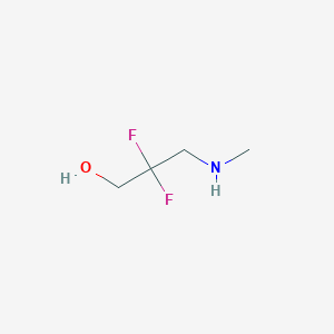 2,2-Difluoro-3-(methylamino)propan-1-ol