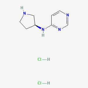 N-[(3S)-Pyrrolidin-3-yl]pyrimidin-4-amine dihydrochloride