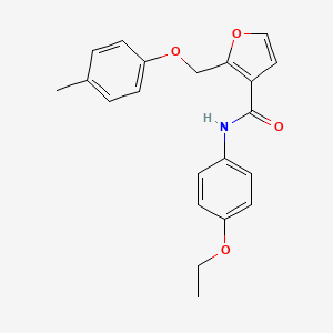 N-(4-ethoxyphenyl)-2-[(4-methylphenoxy)methyl]furan-3-carboxamide