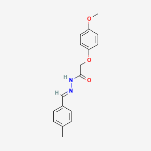 (E)-2-(4-methoxyphenoxy)-N'-(4-methylbenzylidene)acetohydrazide