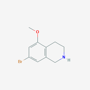 molecular formula C10H12BrNO B2544476 7-Bromo-5-methoxy-1,2,3,4-tetrahydroisoquinoline CAS No. 1780417-55-1
