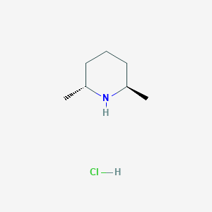 molecular formula C7H16ClN B2544489 (2R,6R)-2,6-dimethylpiperidine hydrochloride CAS No. 130291-36-0