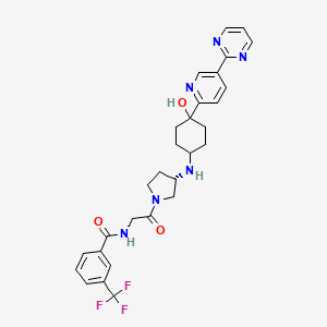 molecular formula C29H31F3N6O3 B2544593 Incb8761(PF-4136309) CAS No. 1341224-83-6; 857679-55-1