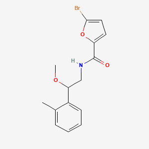 B2544637 5-bromo-N-(2-methoxy-2-(o-tolyl)ethyl)furan-2-carboxamide CAS No. 1797877-86-1