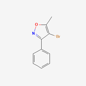 molecular formula C10H8BrNO B2544667 4-Bromo-5-methyl-3-phenylisoxazole CAS No. 31295-65-5