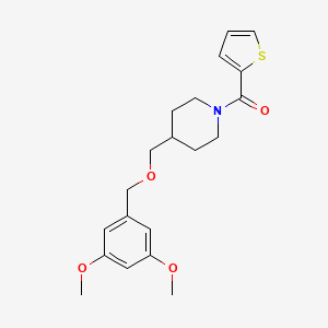 (4-(((3,5-Dimethoxybenzyl)oxy)methyl)piperidin-1-yl)(thiophen-2-yl)methanone