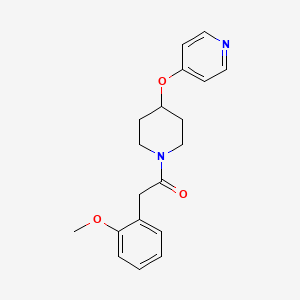 2-(2-Methoxyphenyl)-1-(4-(pyridin-4-yloxy)piperidin-1-yl)ethanone