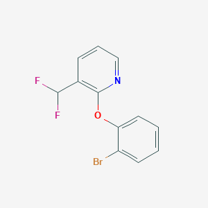 2-(2-Bromophenoxy)-3-(difluoromethyl)pyridine
