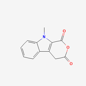 molecular formula C12H9NO3 B2544833 9-Methyl-4,9-dihydropyrano[3,4-b]indole-1,3-dione CAS No. 60442-30-0