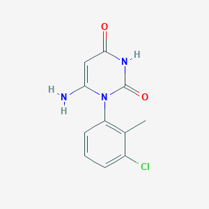 6-amino-1-(3-chloro-2-methylphenyl)pyrimidine-2,4(1H,3H)-dione