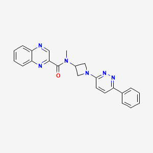 N-Methyl-N-[1-(6-phenylpyridazin-3-yl)azetidin-3-yl]quinoxaline-2-carboxamide