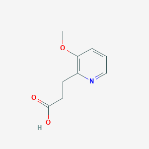 molecular formula C9H11NO3 B2544852 3-(3-Methoxypyridin-2-yl)propanoic acid CAS No. 139745-96-3