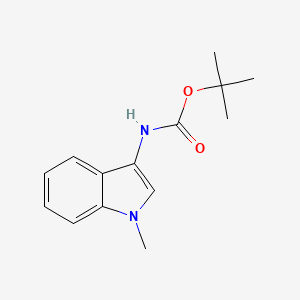 molecular formula C14H18N2O2 B2544885 tert-Butyl (1-methyl-1H-indol-3-yl)carbamate CAS No. 933800-38-5