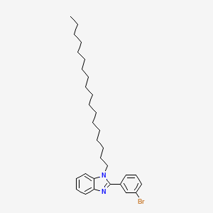 2-(3-Bromophenyl)-1-octadecylbenzimidazole