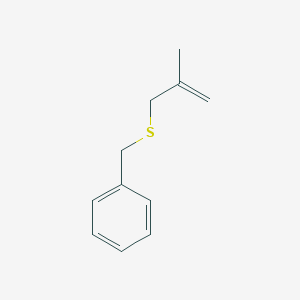 molecular formula C11H14S B025450 Benzene, [[(2-methyl-2-propenyl)thio]methyl]- CAS No. 101561-50-6