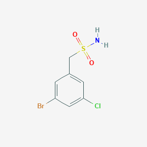 molecular formula C7H7BrClNO2S B2545027 (3-Bromo-5-chlorophenyl)methanesulfonamide CAS No. 1692305-63-7