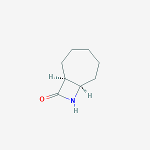 molecular formula C8H13NO B2545064 (1S,7R)-8-azabicyclo[5.2.0]nonan-9-one CAS No. 522644-05-9