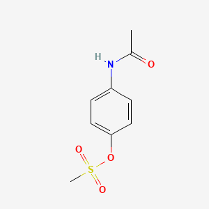 molecular formula C9H11NO4S B2545159 4-Acetamidophenyl methanesulfonate CAS No. 219319-55-8