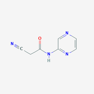 2-cyano-N-pyrazin-2-ylacetamide