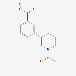 3-(1-Prop-2-enoylpiperidin-3-yl)benzoic acid