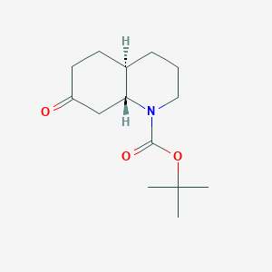 tert-butyl (4aR,8aR)-7-oxo-2,3,4,4a,5,6,8,8a-octahydroquinoline-1-carboxylate