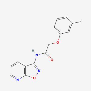 2-(3-methylphenoxy)-N-([1,2]oxazolo[5,4-b]pyridin-3-yl)acetamide