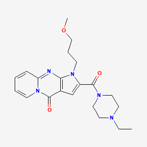 2-(4-ethylpiperazine-1-carbonyl)-1-(3-methoxypropyl)pyrido[1,2-a]pyrrolo[2,3-d]pyrimidin-4(1H)-one