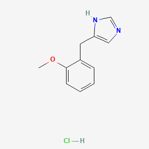 4-[(2-methoxyphenyl)methyl]-1H-imidazole hydrochloride