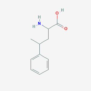 molecular formula C11H15NO2 B2545710 2-amino-4-phenyl-pentanoic Acid CAS No. 1249487-76-0