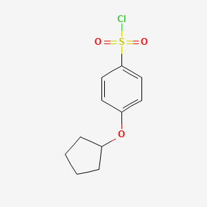 4-Cyclopentyloxy-benzenesulfonyl chloride