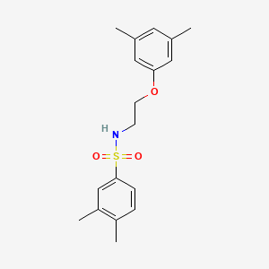 N-(2-(3,5-dimethylphenoxy)ethyl)-3,4-dimethylbenzenesulfonamide