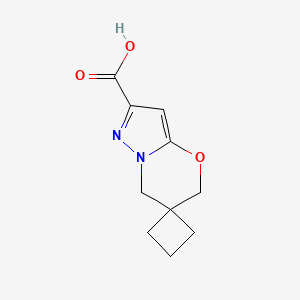Spiro[5,7-dihydropyrazolo[5,1-b][1,3]oxazine-6,1'-cyclobutane]-2-carboxylic acid