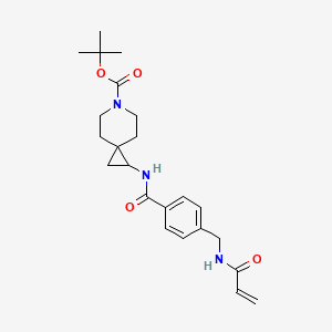 Tert-butyl 2-[[4-[(prop-2-enoylamino)methyl]benzoyl]amino]-6-azaspiro[2.5]octane-6-carboxylate
