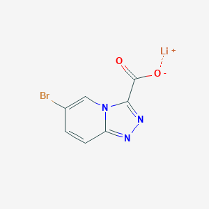 Lithium;6-bromo-[1,2,4]triazolo[4,3-a]pyridine-3-carboxylate
